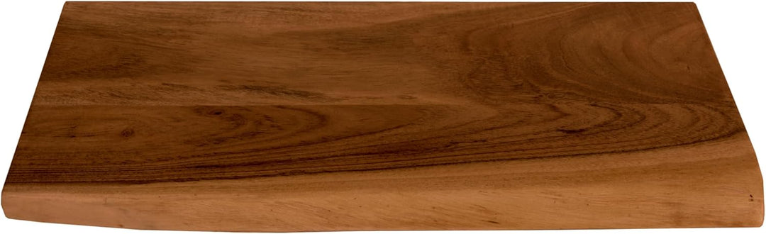 SAM Wandregal Amanda, Akazienholz massiv, nussbaumfarben &amp; lackiert, Holzregal/Steckboard mit Baumka
