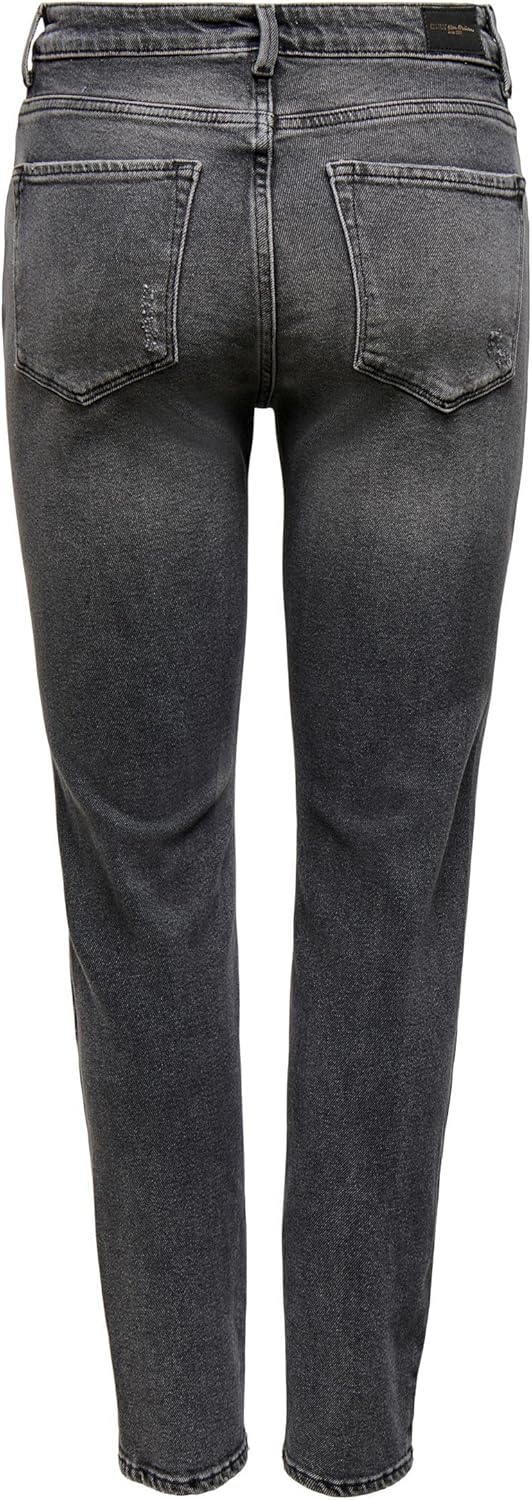 Only Damen Jeans 15259634 27W / 30L Dark Grey Denim, 27W / 30L Dark Grey Denim
