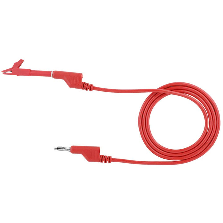 4 mm Bananenstecker Messleitungen Set P1036B Krokodilklemmen U Sonden Kit für Multimeter Test, 4 mm