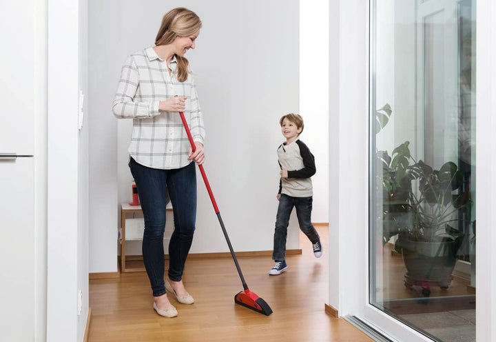 Vileda Superfeger Classic Besen mit 3-TLG Stiel und Superfeger Classic Kehrset &amp; Ultramax Bodenwisch