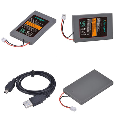 Uwayor LIP1359 Akku für PS3 Controller Akku PS3 Ersatz Akku 1800mAh für Sony Playstation 3 und Duals