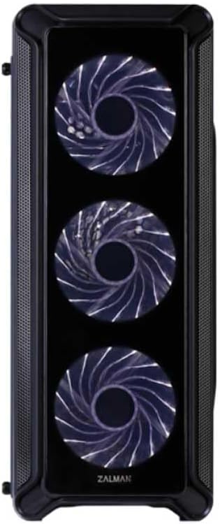 Zalman i3 Edge Midi-Tower PC Gehäuse ATX Gaming Tower, Computergehäuse, ATX Case, PC Case Black, PC-