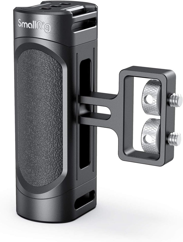 SMALLRIG Mini Seitengriff Side Handle mit doppelter 1/4”-20 Schrauben für DSLR Kamera Cage, Up and D