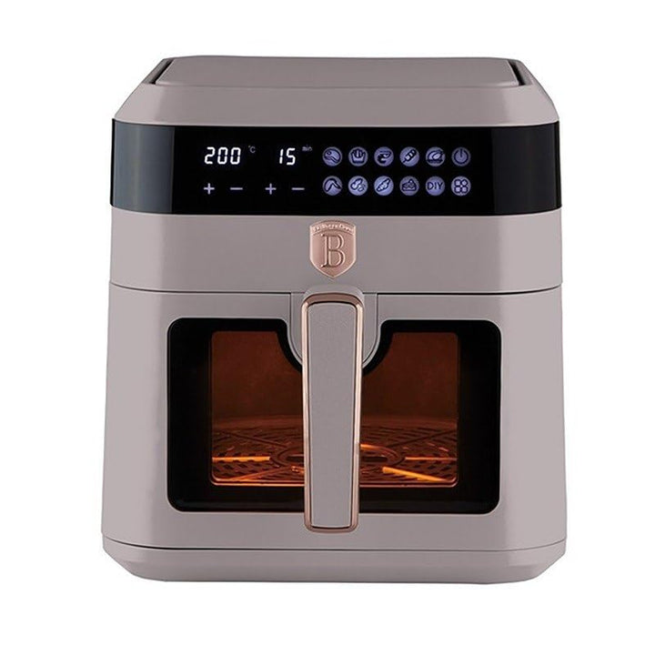 Berlinger Haus Heissluftfritteuse | 6,3 l Taupe Collection | Digitales LED-Touchscreen-Display | Ein