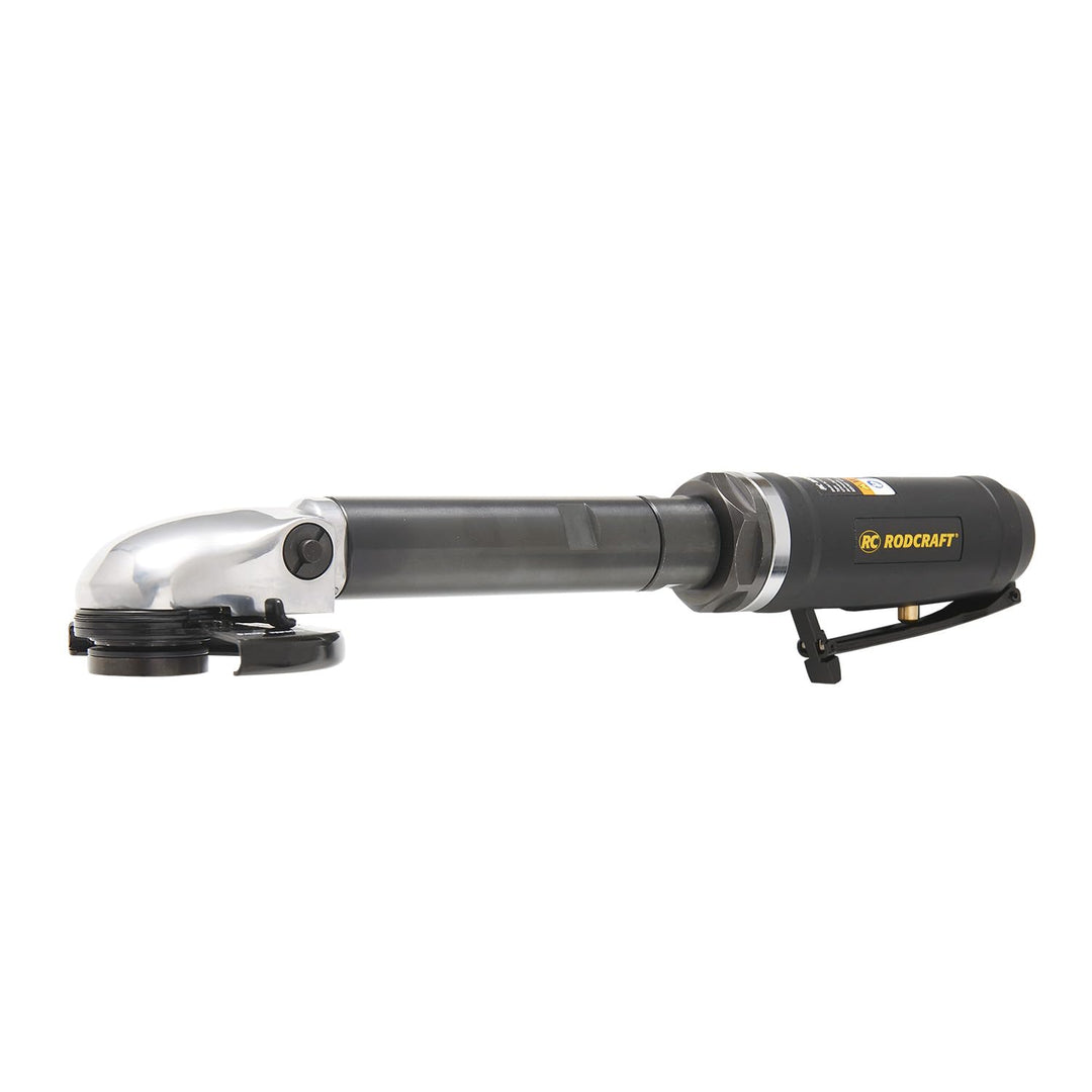 Rodcraft RC7170 Druckluft-Winkelschleifer, 100 mm Trennscheibe | 14000 U/min, langer Schaft und 746
