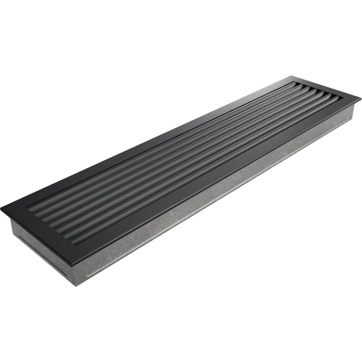 KRATKI Lüftungsgitter Kamingitter Fresh 17cm x 70cm Graphit 17 x 70 cm Graphit, 17 x 70 cm Graphit