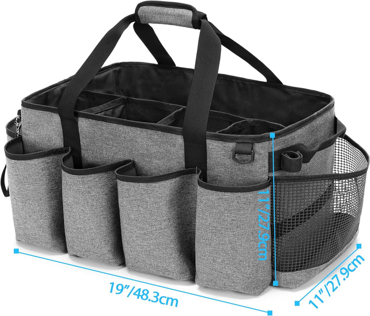 HODRANT Extra Grosser Reinigungs Caddy Organisator, mit Stabilem Pad & Griffen, Reinigungs Aufbewahr