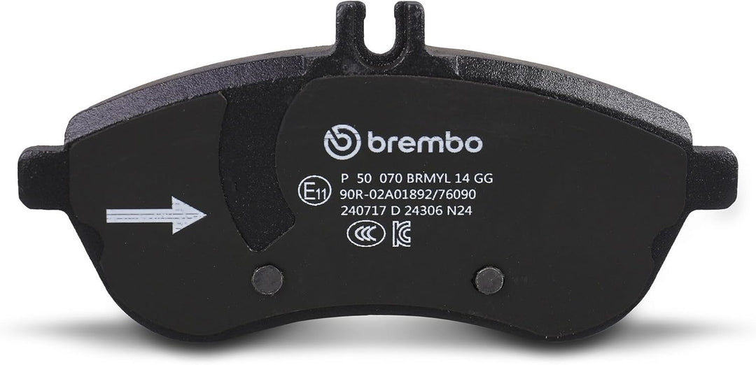 Brembo P 50 070 Bremsbelagsatz, Scheibenbremse - (4-teilig)