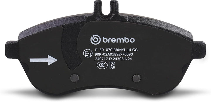 Brembo P 50 070 Bremsbelagsatz, Scheibenbremse - (4-teilig)