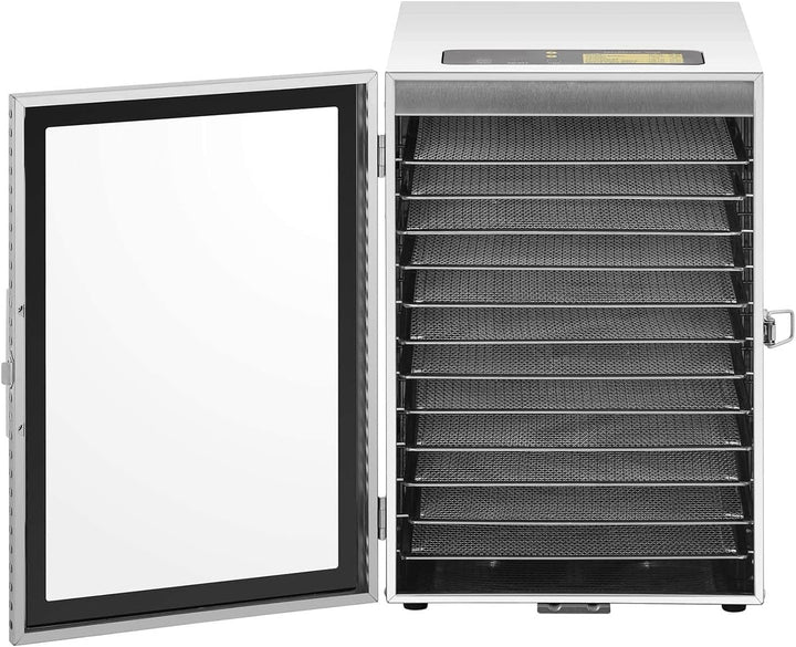 Royal Catering RCDA-500/45S Dörrgerät Dörrautomat Obsttrockner Dörrapparat Dehydrator Obst 800 W 12