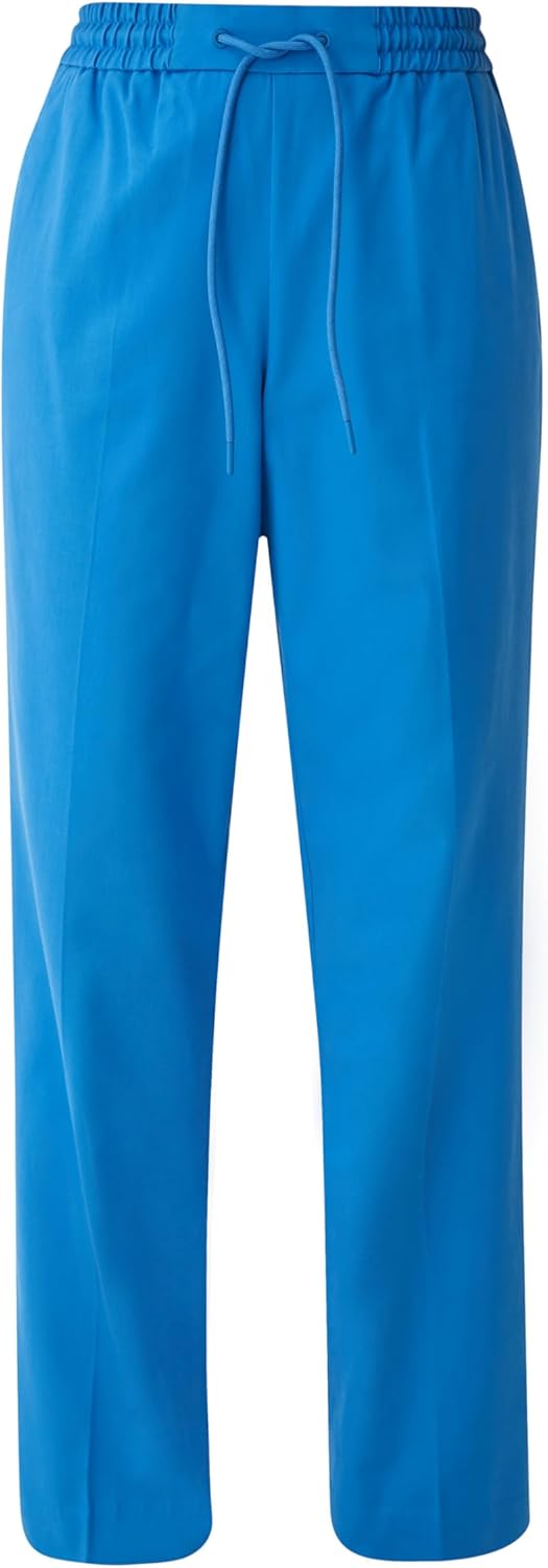 s.Oliver Damen Hose lang, Loose Fit 34 Blau, 34 Blau
