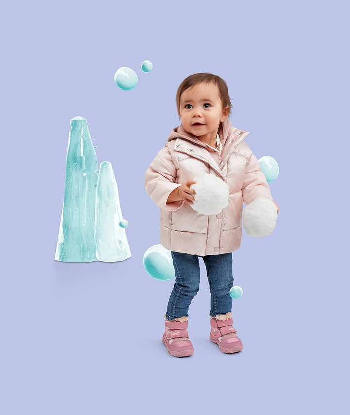 Superfit Mädchen Glacier Warm Gefütterte Gore-tex Schneestiefel 21 EU Weit Rosa 5500, 21 EU Weit Ros