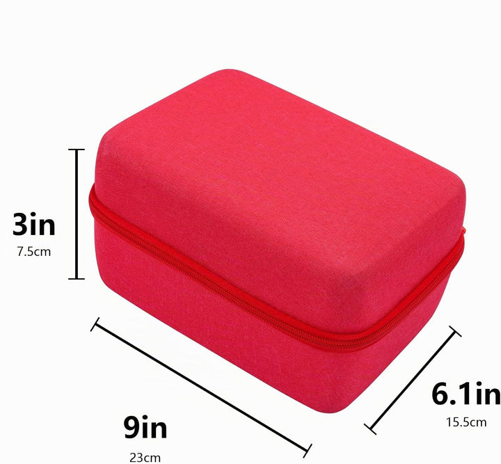 Aenllosi Harte Tasche Hülle für Tonies Toniebox Starter Set Tonies Musikbox, Nur Tasche (Rot), Rot
