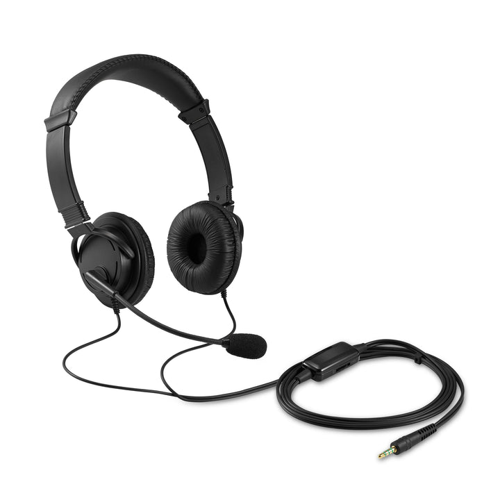 Kensington USB HiFi-Kopfhörer mit Mikrofon und Lautstärkeregler, Mit schwenkbarem Mikrofon, Geräusch