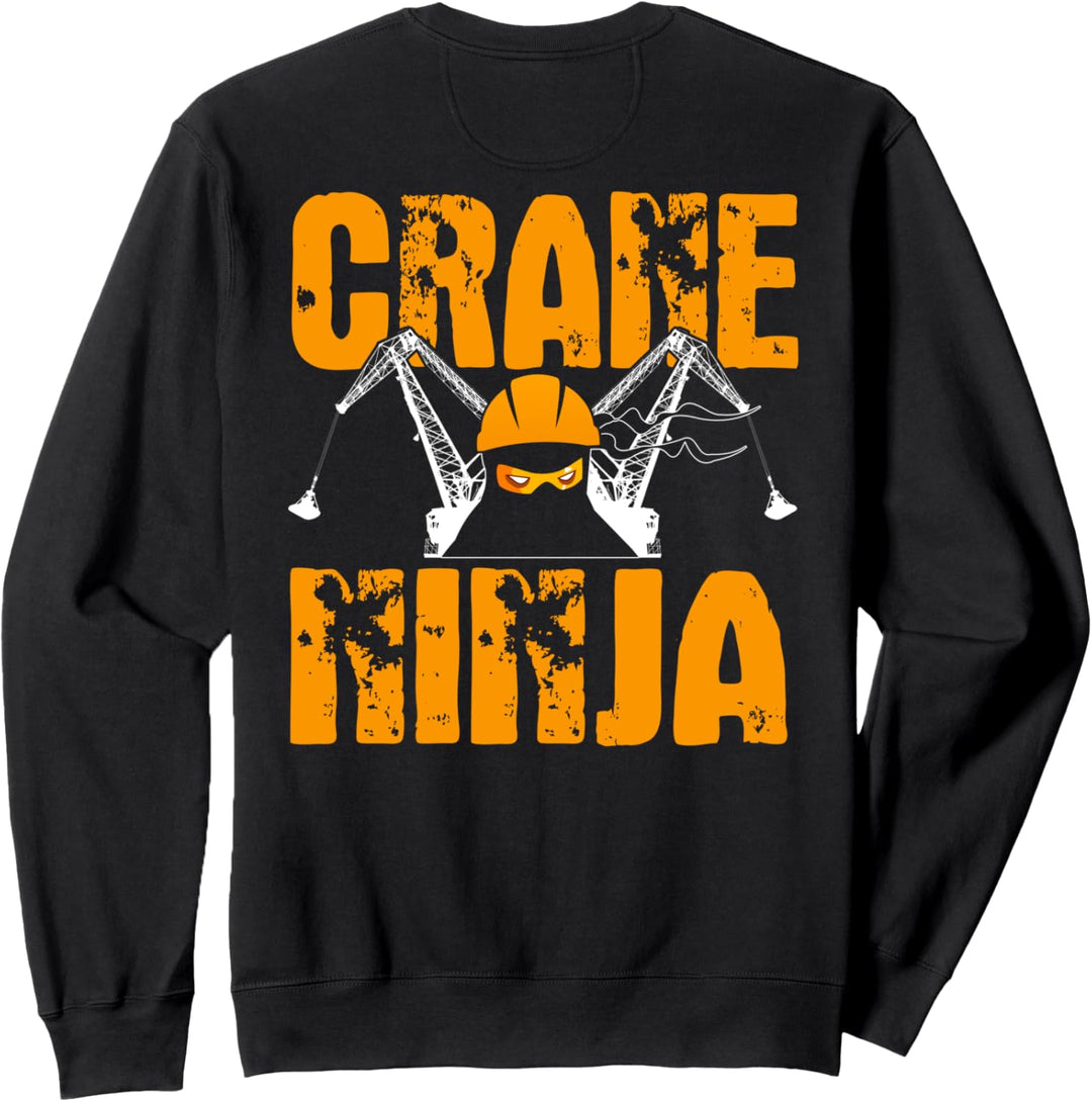 Kranführer Geschenke Design auf der Rückseite der Kleidung Sweatshirt
