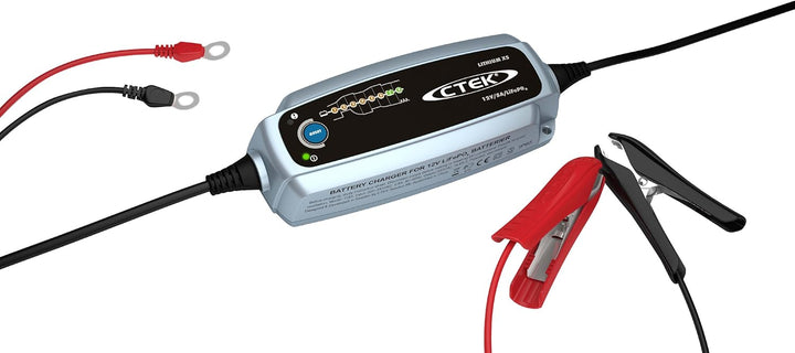 CTEK Lithium XS Multi-Funktions Batterieladegerät Mit 8-Stufen Ladeprogramm, 12V 5 Amp & Comfort Con