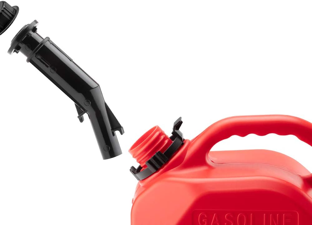 Blurea Kraftstoff-Kanister Benzinkanister 20l mit smartem Sicherheits-Einfüllsystem Füllstopp (20 Li