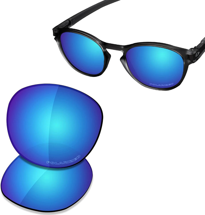 Saucer Premium Ersatzgläser für Oakley Latch OO9265 Sonnenbrillen High Definition - Glacier Blue Pol