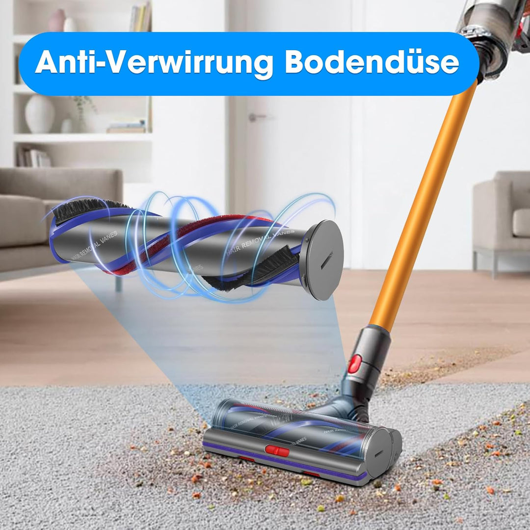Torque Drive Bodendüse für Dyson V11 V15 V7 V8 V10 Staubsauger, Ersatzbürste für Hartboden und Teppi
