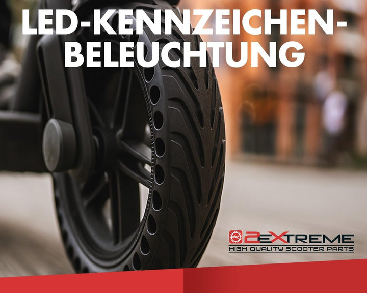 2Extreme 2x E Scooter Reifen, 8,5 Zoll Vollgummi, 8 1/2 Vollgummireifen, 50/75-6.1 Ersatzreifen komp