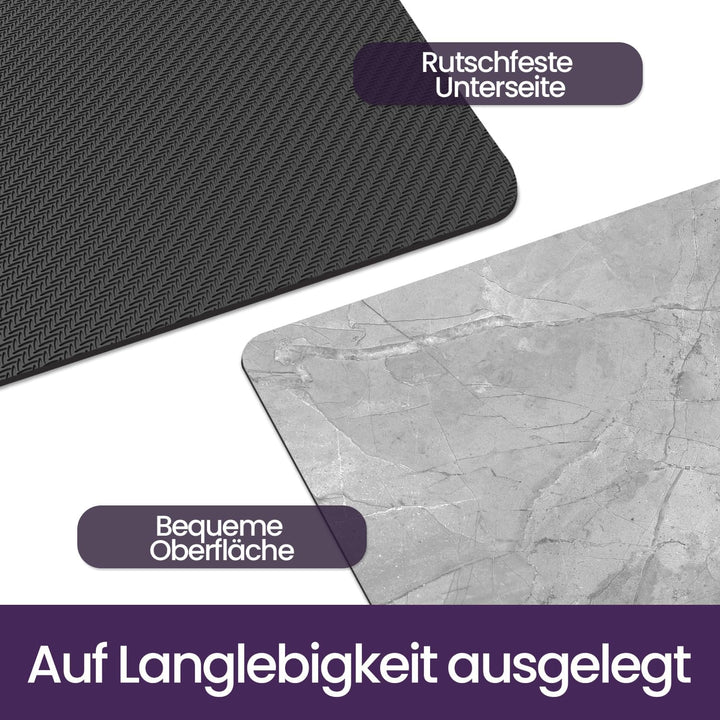 DEXI Badematte rutschfest 50 x 80 cm, Super Absorbierende Badezimmerteppich, schnelltrocknende Badvo