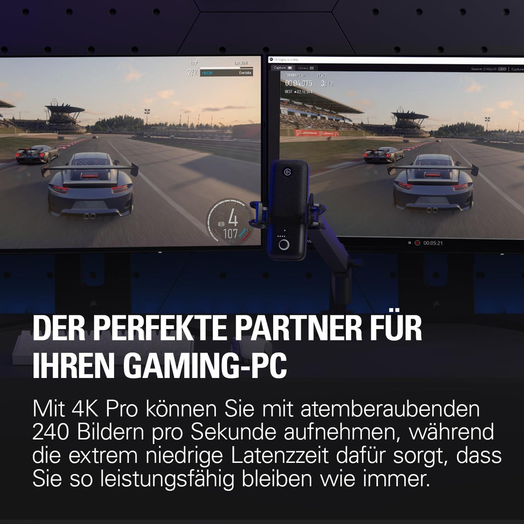Elgato 4K Pro, Interne Capture-Karte: 8K60-Passthrough/4K60 HDR10 mit ultraniedriger Latenz auf PS5/