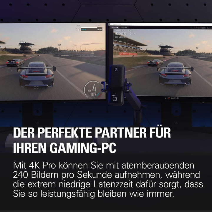 Elgato 4K Pro, Interne Capture-Karte: 8K60-Passthrough/4K60 HDR10 mit ultraniedriger Latenz auf PS5/