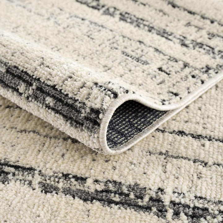 Surya Durham Teppich Wohnzimmer Modern – Abstrakt Design in Marmor Optik für Wohnzimmer, Esszimmer,