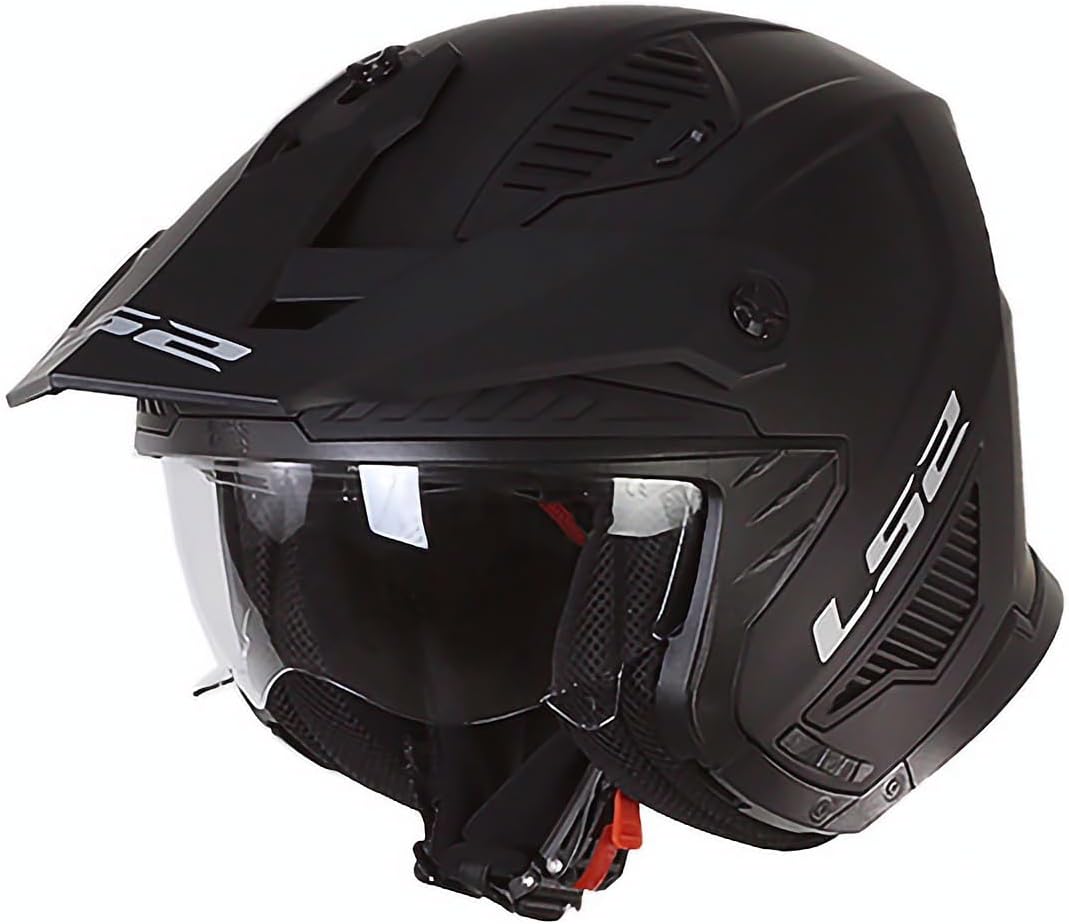LS2, Jet modularhelme motorrad DRIFTER solid mat black 2206, S S Solid mat black, S Solid mat black
