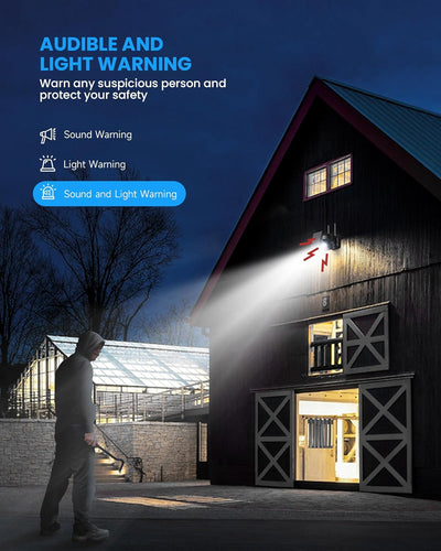 HOOISE 2K Überwachungskamera Aussen Solar, Kamera Überwachung Aussen Akku, 360° Kabellose Solar WLAN