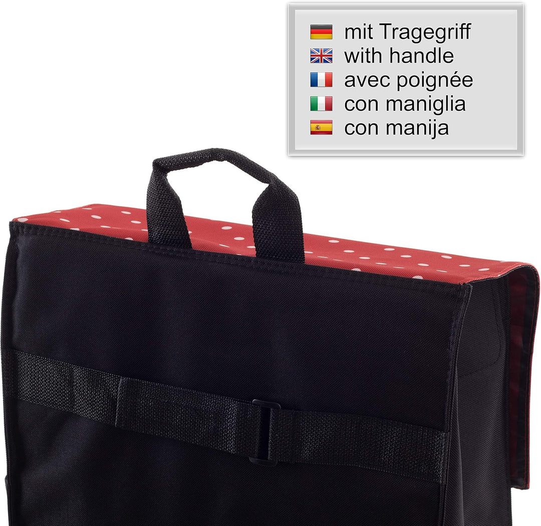ANDERSEN Einkaufstrolley - Quattro Shopper Malit rot 49 L Einkaufswagen,langlebig,Thermo, höhenverst