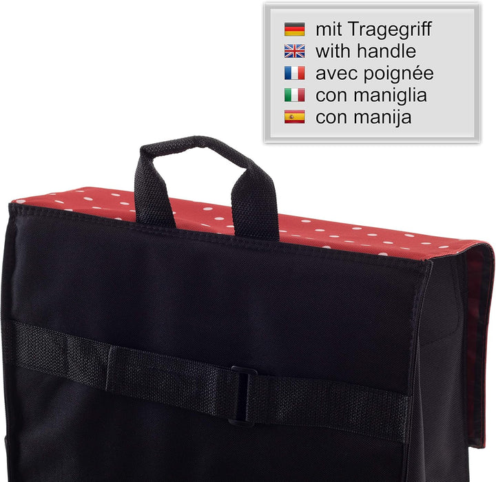 ANDERSEN Einkaufstrolley - Quattro Shopper Malit rot 49 L Einkaufswagen,langlebig,Thermo, höhenverst