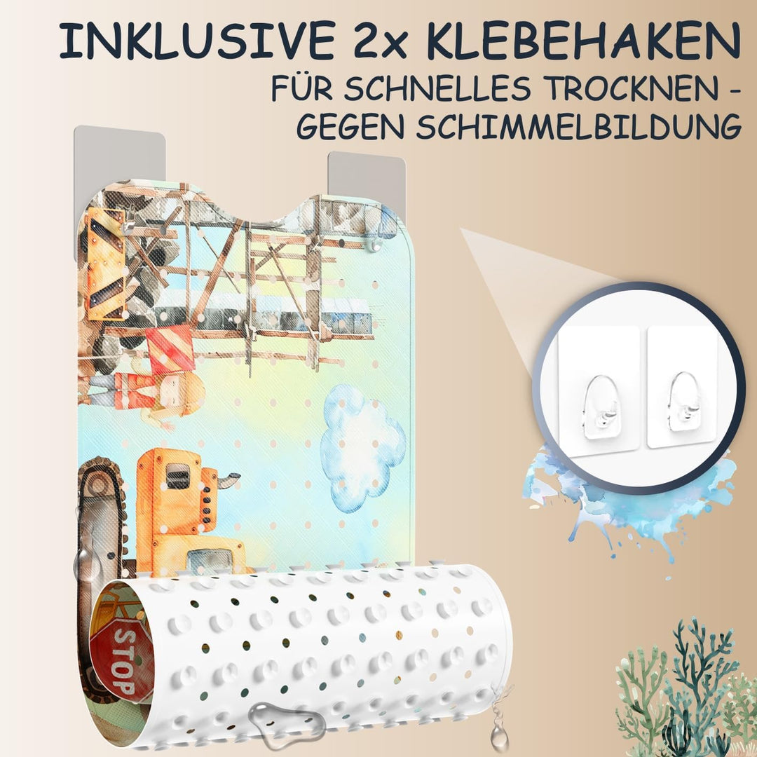 Badewannenmatte Kinder rutschfest [100x40cm] - Antirutschmatte Badewanne BPA frei - Badematte Kinder