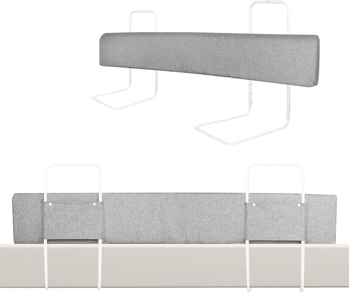 XMTECH Kinder Bettgitter Bettschutzgitter Bettumrandung Bettkantenschutz 40-60 cm Höhenverstellbar K