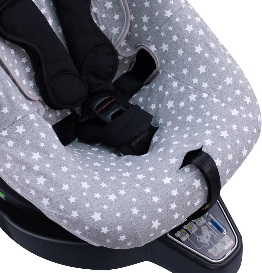 JYOKO KIDS Bezug Kompatibel mit Besafe Izi Turn B I-Size (White Star) White Star FUNDA, White Star F