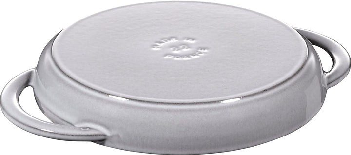 Staub 40511 Pump â€“ Cast Iron Round Griddle Grey â€“ 22 cm