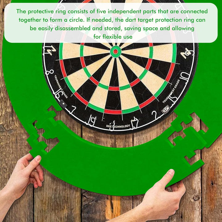 5 Stück Dartboard Schutzring: Dartscheiben Surround Dartscheibe Rand, Dartboard Rand für die Garage,