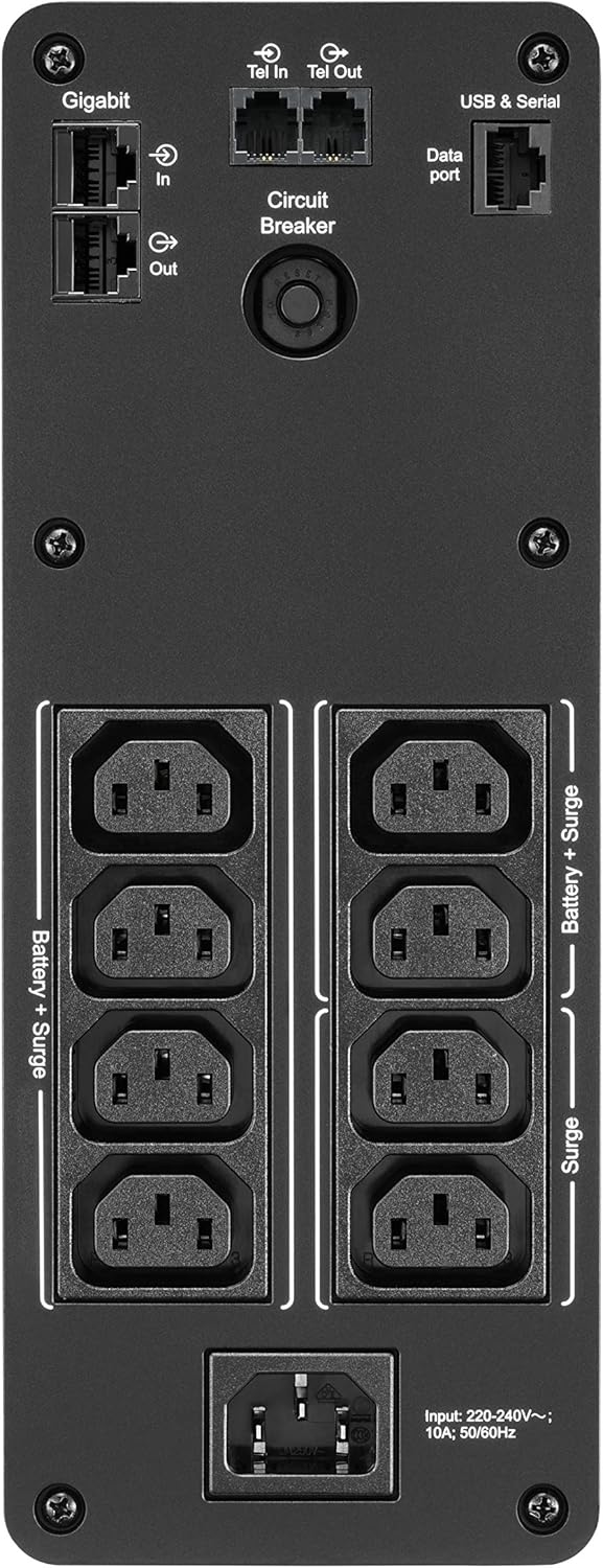 APC by Schneider Electric Back UPS PRO - BR1600SI - USV 1600 VA Leistung - SI Modell 1600 VA Leistun