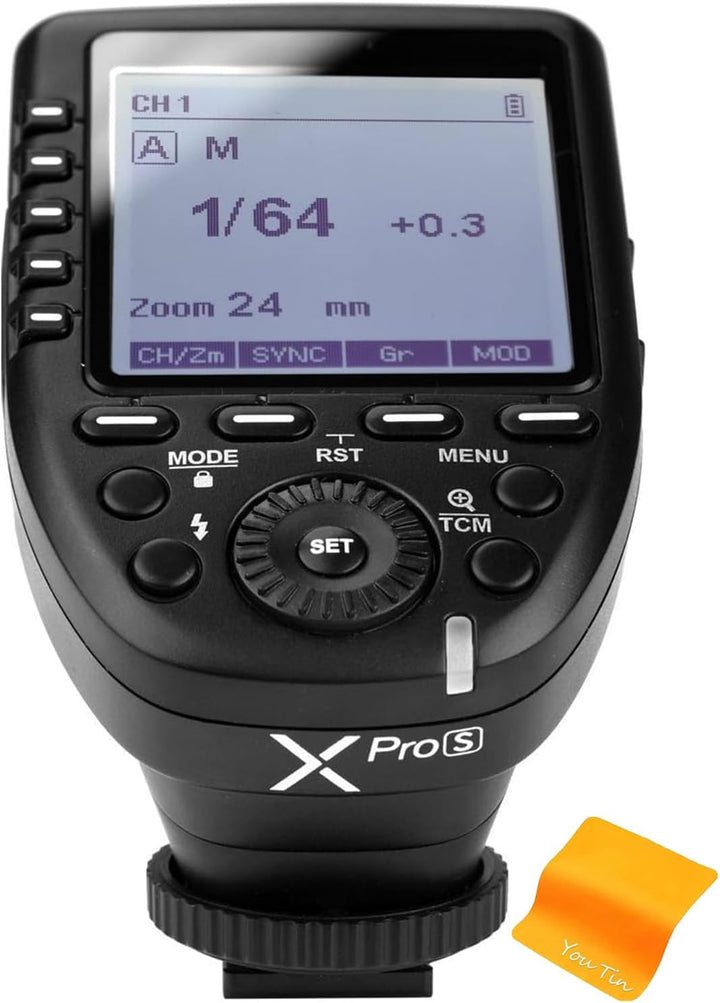Godox Xpro-S Xpro S Blitzauslöser für Sony Kamera, 2,4 GHz 1/8000s HSS TTL, Godox Xpro-S Wireless Fl