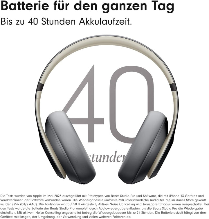 Beats Studio Pro – Komplett Kabellose Bluetooth Noise Cancelling Kopfhörer – Personalisiertes 3D Aud