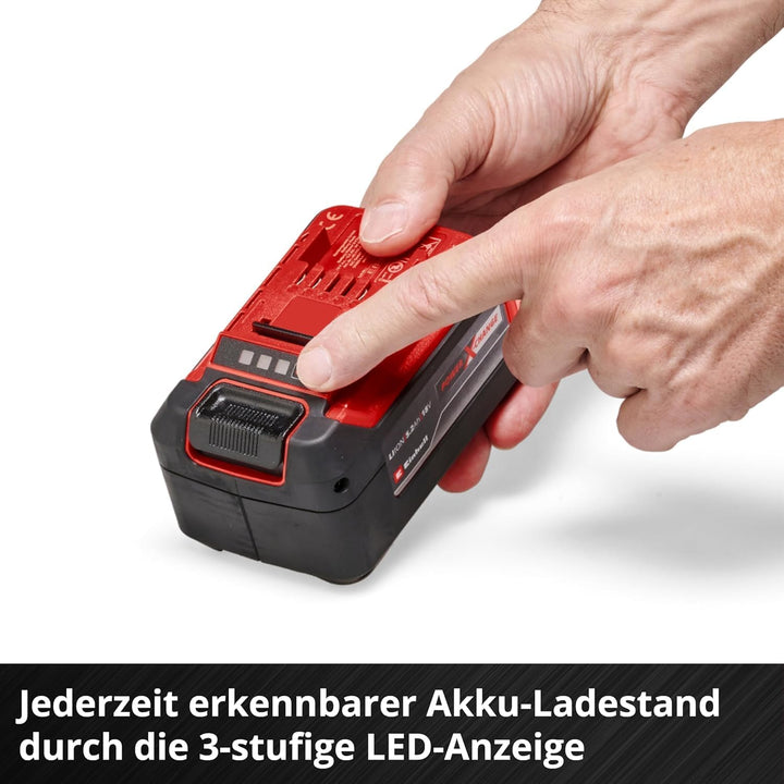 Original Einhell Starter Kit 5,2 Ah Akku und Fastcharger Power X-Change (Li-Ion, 18 V, 80 min Ladeze