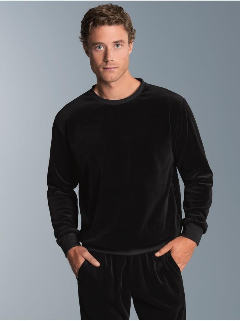 Trigema Herren Nicki-Shirt XL Schwarz, XL Schwarz