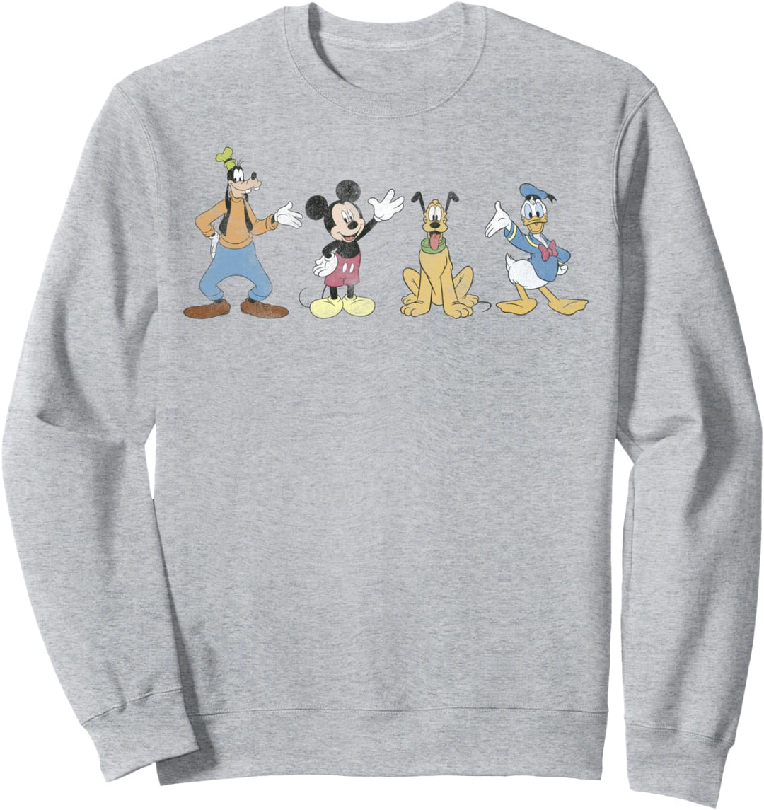 Aufstellung der Disney Mickey Group Sweatshirt