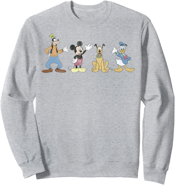 Aufstellung der Disney Mickey Group Sweatshirt