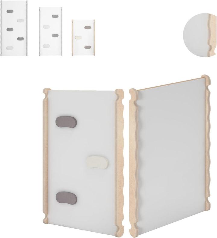 MAMOI® Rutsche Indoor, Rutschbrett für Klettergerüst, Kinderrutsche aus Holz für Kletterdreieck und