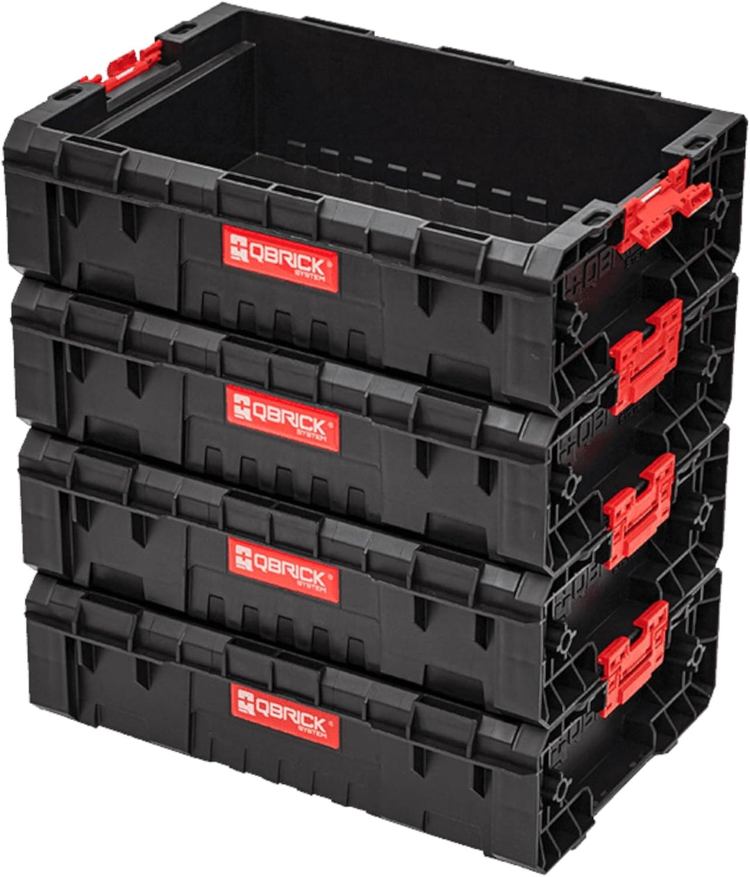 Qbrick Werkzeugkasten ohne deckel Werkzeugkorb – 450 x 310 x 130 mm - Modulare offene Werkzeugkiste
