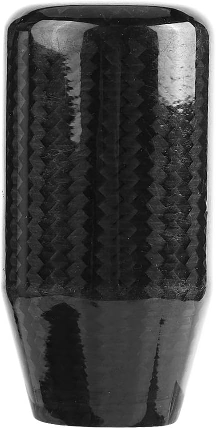 Headerbs Schaltknauf, Auto Modifizierter Kohlefaser-Ständerkopf Schalthebelknaufkopf Wave Stick Scha