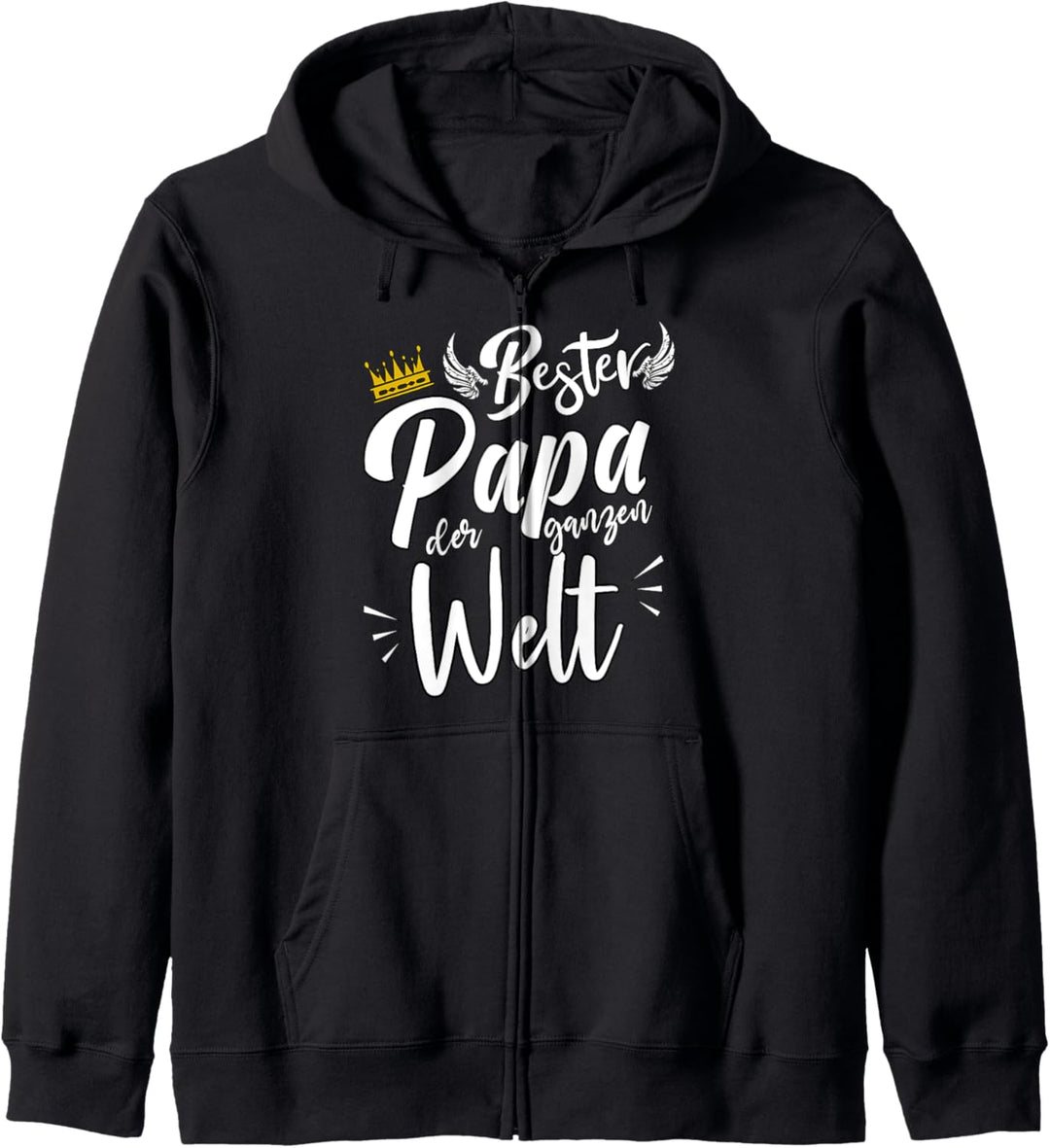 Vater Spruch Bester Papa der Welt Vatertag Bester Papa Kapuzenjacke