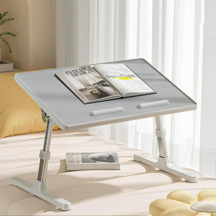 Laptoptisch fürs Bett, Laptoptisch Einstellbare Höhe, Laptoptisch mit klappbare Beine, Klappbarer La