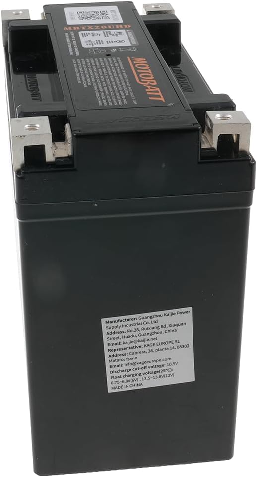 MOTOBATT Batterie 12 V 21 Ah (MBTX20UHD) [wartungsfrei &amp; versiegelt] kompatibel für Harley Davidson